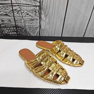 New Elegant French Design Peep-toe Slip-on Flats Shoes