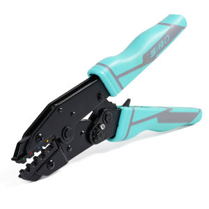 Kìm Bấm Dây Ratchet 0.5-6mm2 20-10AWG Dụng Cụ Thợ Điện Dùng Cho Đầu Nối Dây Cách Điện Co Nhiệt Thép Carbon Sử Dụng Được Cho Cả Hai Tay