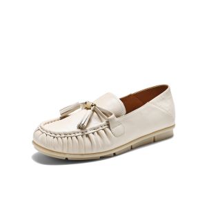 Belle | Suede Tassel Easy-On Loafers