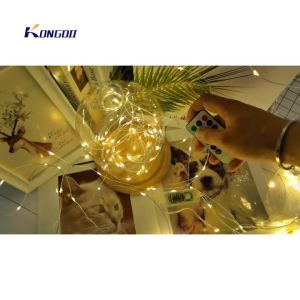 100M/200M Silver Wire LED String Fairy Lights Birthday Christmas Tree Lights Garland Outdoor Home New Year Wedding Party Decor