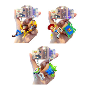 Herocross | Toy Story Climbing Series Keychain Cute Cartoon Character Buzz Lightyear Backpack Wallet Car Decoration Acg Pendant Holiday Gift