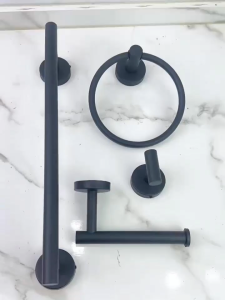 BAOKEMO Wall Mounted Stainless Steel Hardware Shower Accessories Suitable For Bathroom and Kitchen Accessory Sets