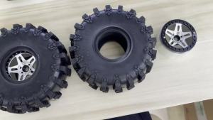 Lốp Cao Su Xe RC Crawler RED SPIDER 4 Chiếc 2.2 Inch Dành Cho Xe 1/10 Axial SCX10 TRX-4 RR10 Đường Kính Ngoài 145mm Phụ Tùng Xe RC Rock Crawler