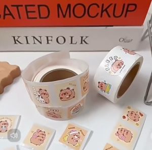 (READY STOCK) 300pcs Cute Sanrio Name Label Decoration Sticker Cute Student Stationery Kid Present 三丽鸥纸胶带套装 pelekat tape