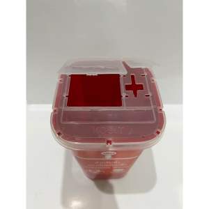 (แพ็ค 6 กล่อง)กล่องทิ้งเข็มฉีดยา(Sharps Container)ความจุ 3.5 ลิตร ทิ้งเข็มสักใบมีดผ่าตัด💥ทนทาน เข็มไม่ทิ่มทะลุ ตกไม่แตก‼️จำกัดไม่เกิน 2 แพ็ค❤️ต่อการกดสั่ง 1 ครั้ง‼️