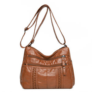 High Quality Soft Leather Luxury Purses and Handbags Womens Bag Designer Multi-pocket Crossbody Shoulder Bag for Women 2024 Sac