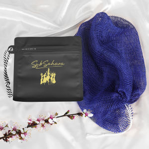 Bông Tắm Tẩy Tế Bào Chết SubSahara Authentic African Net Sponge Gói 2 Chiếc Dùng Được Cho Mọi Loại Da Tương Thích Với Xà Phòng Sữa Tắm Gel Tắm