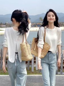 HUOLISI | Slim and Translucent Summer T-Shirt with Back Slit
