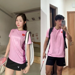 Áo Cầu Lông Quần Cầu Lông Bộ Cầu Lông Nam Nữ Chuyên Nghiệp Vải Thoáng Khí A847 - V Badwear