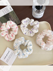 ริบบิ้นผมลายดอกไม้สองชั้นสไตล์ฝรั่งเศส ฤดูร้อน 2024 ริบบิ้นผมผ้าตาข่ายเนื้อเดียวกัน ริบบิ้นผมแบบหนา ริบบิ้นผมแบบบาง ริบบิ้นผมแบบหนา