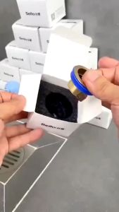 P PMC Nắp đậy cống thoát nước ngăn mùi chống côn trùng bằng đồng nắp chặn cống ngăn mùi van thoát nước 1 chiều - PK165/166