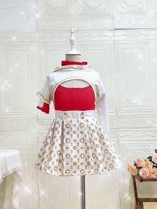 Summer Movie Zombies Cosplay Costumes for Girl 3pcs Coat School Suit Birthday Girls Dress Carnival Halloween Zombie Kids Clothes