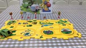 รถของเล่นเด็ก รถรางของเล่นเด็กผู้ชาย จิ๊กซอว์เด็ก 3 ขวบ ของเล่นเด็กโต Jigsaw Railcar Puzzle รถรางจิ๊กซอ ของเล่นกวนๆ 1ขวบ