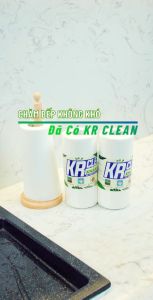 Khăn giấy lau bếp trắng KRCLEAN siêu sạch thấm hút tốt lau chén bát bề mặt căn bếp