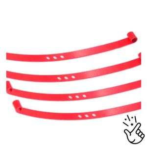 4pcs Super Soft Steel Front and Rear Axle Shock Absorber Leaf Springs for RC4WD TF2 1/10 RC Car Upgrade Parts Accessories