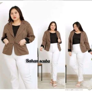 SUPER JUMBO KULOT SCUBA HIGH WAIST JUMBO XXXL/CELANA KULOT BB 90 KG