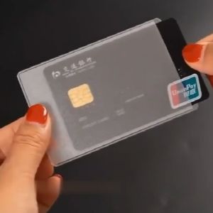[HCM] SET 10 Bao nhựa dẻo bọc thẻ căn cước công dân vỏ đựng thẻ atm thẻ học sinh thẻ ngân hàng  Joyee810