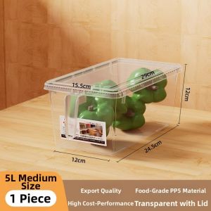 Food Grade Refrigerator Storage Box for Vegetable Fruit Egg Frozen Keeping