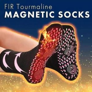 [ PROMO CUCI GUDANG ] Terapi Pemanas Penghangat Telapak Kaki Tourmaline Magnetic Socks Kaos Kaki Kesehatan Panas Magnet Tormalin Premium Ori Japan - Kaos Kaki Magnetik Musim Dingin Winter Trapi Titik Pereda Nyeri Otot Dan Sendi Ampuh Foot Support Therapy