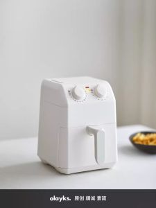 Olayks 3L Air Fryer Non-Stick Fries Fried Chicken&Cake Multi-Functional Automatic Fryer Mini Electric Fryer Household Kitchen Gift