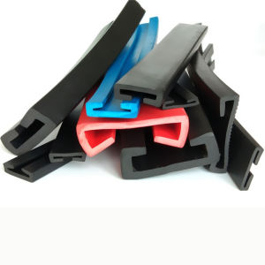 Rubber Lined P Clips Clamp Rubber Strip Protective Edge Sealing Strip