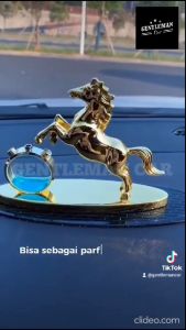 Parfum Kopi + Pajangan Kuda Dashboard Mobil| Hiasan Dekorasi Mewah rasa Premium