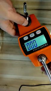 Portable Mini Crane Scale: A 300kg Heavy Duty LCD Digital Hanging Scale