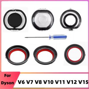 Bottom Lid for DysonV6 V7 V8 V11 V10 V12 V15 Vacuum Cleaner-Top Fixed Sealing Ring of Dust Bin Replacement Dust Collection Parts