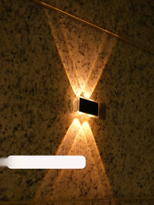 Đèn Hắt Tường Năng Lượng Mặt Trời MODI SOLAR Đèn Led Gắn Tường Năng Lượng Mặt Trời Chống Nước IP65 Ngoài Trời