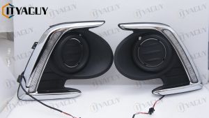 DC 12V DRL LED Daytime Running light Fog light Fit For Mitsubishi Attrage Mirage G4 2012-2021 Mitsubishi Attrage Double Din - Lazada