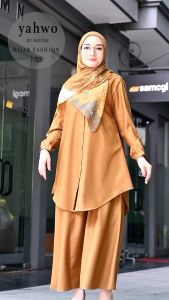 ONE SET PAKAIAN KERJA WANITA TERBARU BAHAN TOYOBO/SERAGAM PNS PEMDA PDH KHEKI/SETELAN TERLARIS