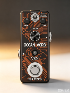 VSN LEF-3800 Digital Reverb Pedal Guitar Ocean Verb Pedal Room Spring Shimmer 3 Modes Wide Range With Storage Of Timbre Pedal