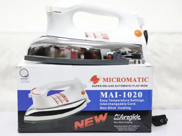 Micromatic%20MAI-1020%20Stainless%20Steel%20Flat%20Iron%20(Plancha,%20Plantsa)%20-%20Image%205