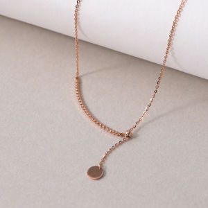 Chow Sang Sang 周生生 Minty Collection 18K Rose Gold Necklace 92674N
