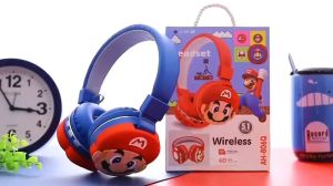 JRCASE Headphone 3D Dj Bando Super Mario Bros Wireless Bluetooth AH-806Q