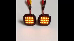 2pcs LED Amber Side Marker Turn Signal Lamp Fender Light For Skoda Fabia Octavia MK1 Mk2 For Audi A3 A4 B5 A8 For SEAT