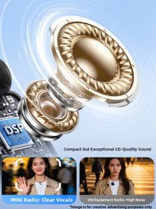 Haomuren | Wireless Lavalier Microphone for Live Streaming Noise Reduction