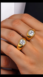 Nhẫn mỹ nam cao cấp nhẫn mỹ xịn nhẫn quân đội mỹ không đen không gỉ xài nước tốt - Người Đẹp Vì Lụa