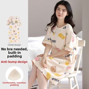 TUCANO | Ultra Soft Comfortable Loose Cotton Padded Sleeping Dress