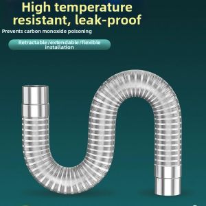 MEISITEKEKE | Stainless Steel Foil Flexible Smoke Exhaust Pipe