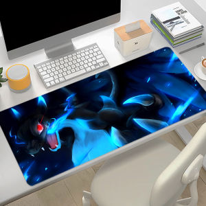 Bandai | Tấm Lót Chuột Anime Cỡ Lớn Charizard Thảm Bàn Làm Việc Bằng Cao Su Phụ Kiện Chơi Game Cho Văn Phòng Laptop Bàn Phím Có Thể Tùy Chỉnh Tấm Lót Chuột Pokemon