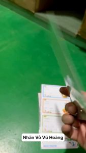 (Combo 5 Xấp 60 Cái) Nhãn vở học sinh Vũ Hoàng Dễ viết Bóc tách tiện lợi