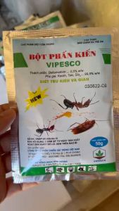 Chế phẩm diệt côn trùng Bột phấn kiến VIPESCO (Gói 50gram)