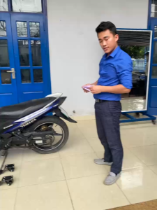 Ben nâng xe Ben Nâng MB105Y bàn nâng di chuyển chân chống đứng phụ kiện chính hãng Mbiker