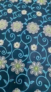 5 Thước Vải Ren Cotton Thụy Sĩ Chất Lượng Cao Xuất Xứ Nigeria Dùng Cho Váy Cưới