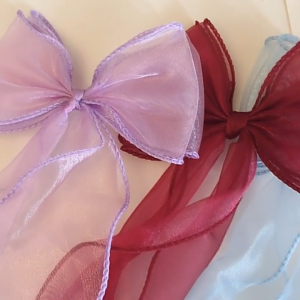Jepit Pita Rambut Anak Lucu Organza Jepitan Premium Pesta Lucu Cute Ribbon Hair Clip Korean Style