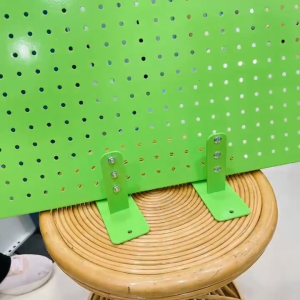 [MÀU HOT] Bảng lỗ Pegboard xanh lá chuối cao cấp chân đứng để bàn bảng Pegboard decor trang trí bàn làm việc bàn học