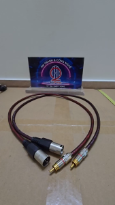 2 Dây Canon Đực Ra Av Hoa Sen Cao Cấp Dài 80Cm Chống Sôi-Nhiễu 2 Sợi Canon Đực Ra Hoa Sen Tự Làm-H2Pro Tech