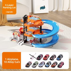 BABYSHOME | Brain Training Car Track Building Toy For Boys