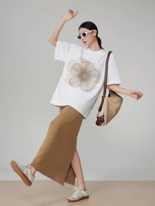 XIAODADEHUA | Art Vintage Print T-shirt